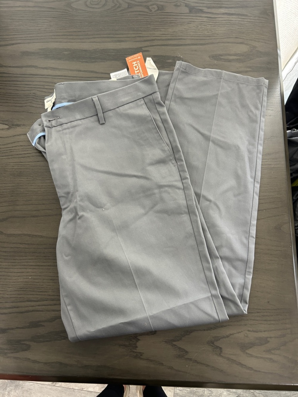 Dockers Men's Light Gray Dress Pants - Flat Front